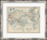 Framed Chart of the World