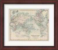 Framed Chart of the World