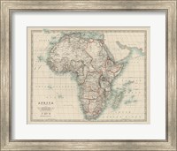 Framed Map of Africa