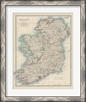 Framed 'Map of Ireland' border=