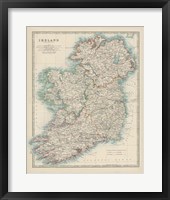 Framed 'Map of Ireland' border=