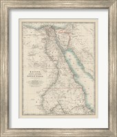 Framed 'Map of Egypt' border=