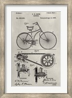 Framed Patent--Bicycle