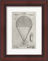 Framed Patent--Hot Air Balloon