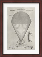 Framed Patent--Hot Air Balloon