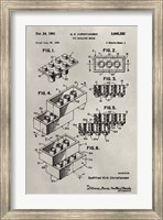 Framed Patent--Lego