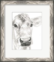 Framed 'Farm Faces I' border=