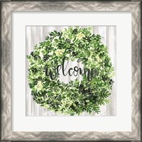 Framed Welcome Wreath II