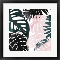 Framed 'Paradise Sweep I' border=