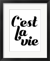 Framed La Vie IV