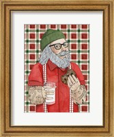 Framed Hipster Santa I
