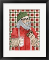 Framed Hipster Santa I