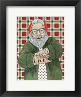 Framed Hipster Santa II