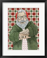 Framed Hipster Santa II