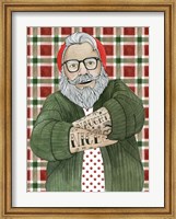 Framed Hipster Santa II