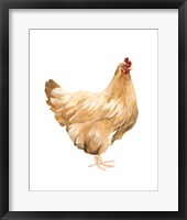 Autumn Chicken I Framed Print