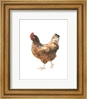Framed Autumn Chicken IV