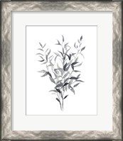 Framed Paynes Grey Botanicals I