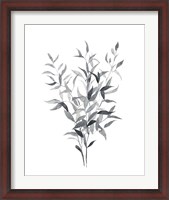 Framed Paynes Grey Botanicals I