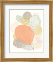 Framed 'Abstract Succulents I' border=