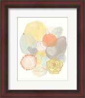 Framed 'Abstract Succulents II' border=