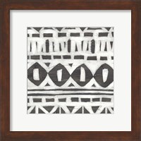 Framed 'Tribal Textile I' border=