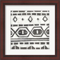 Framed 'Tribal Textile II' border=