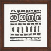 Framed 'Tribal Textile III' border=