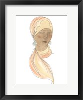 Flapper Fashion Sketches III Framed Print