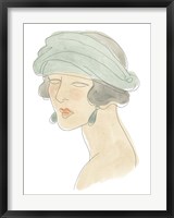 Framed Flapper Fashion Sketches IV