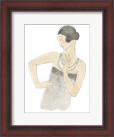 Framed Flapper Fashion Sketches V