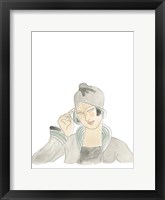 Framed Flapper Fashion Sketches VI