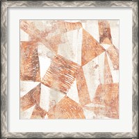 Framed Red Earth Textile II