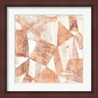 Framed Red Earth Textile II