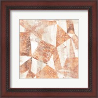 Framed Red Earth Textile II
