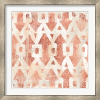 Framed Red Earth Textile III