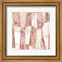 Framed Red Earth Textile VII