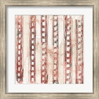 Framed Red Earth Textile IX