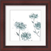 Framed Traces of Flowers I