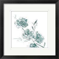 Framed 'Traces of Flowers II' border=