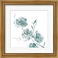 Framed 'Traces of Flowers II' border=