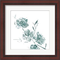 Framed 'Traces of Flowers II' border=