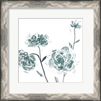 Framed 'Traces of Flowers III' border=