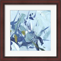 Framed 'Into the Blue III' border=