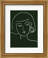 Framed Malachite Portrait II