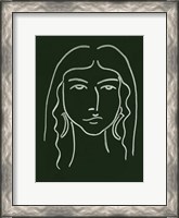 Framed Malachite Portrait VI