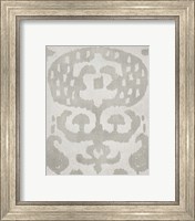 Framed 'Shadow Ikat I' border=