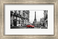 Framed Roadster in Paris (Rouge)