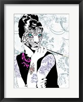 Framed Smoking Diva