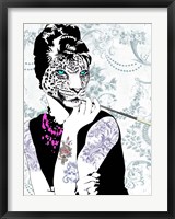 Framed Smoking Diva